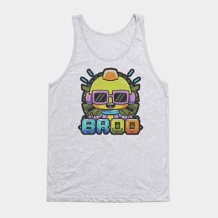 Groovy Tunes - The Retro DJ Bot Tank Top